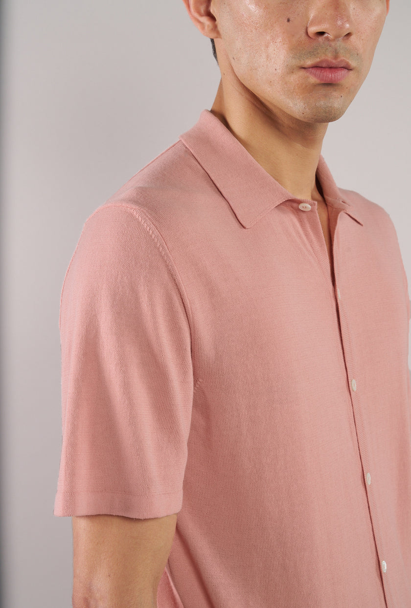 Shirt Short Sleeve Antique Pink