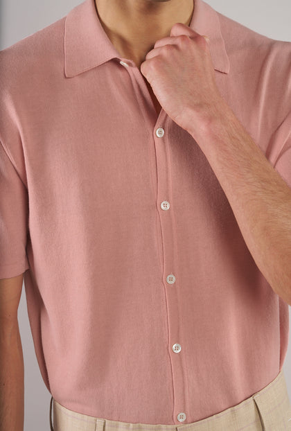 Shirt Short Sleeve Antique Pink