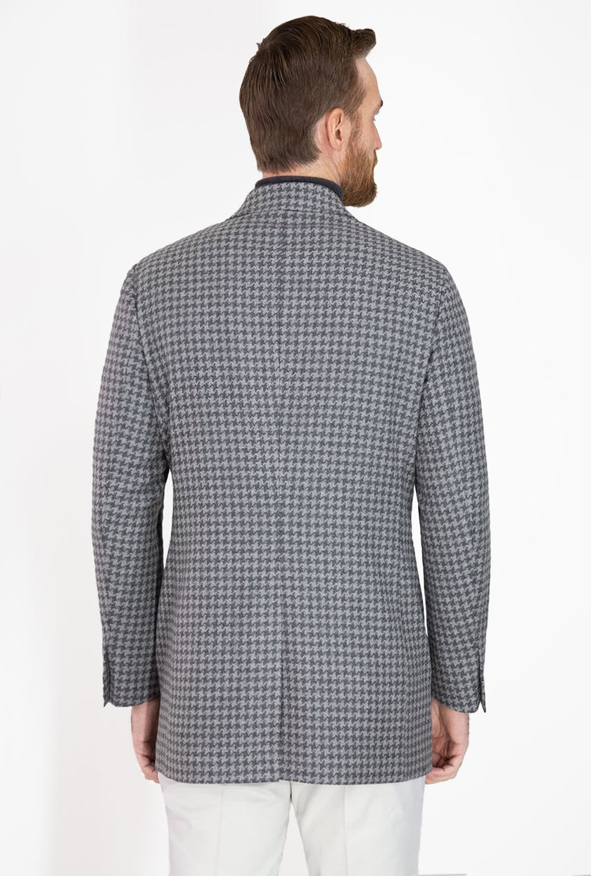 ABRIGO PATA DE GALLO GRIS/NEGRO - H&F - ABRIGO - ABRIGO PATA DE GALLO GRIS/NEGRO - HFABTAW230244 - 44 -