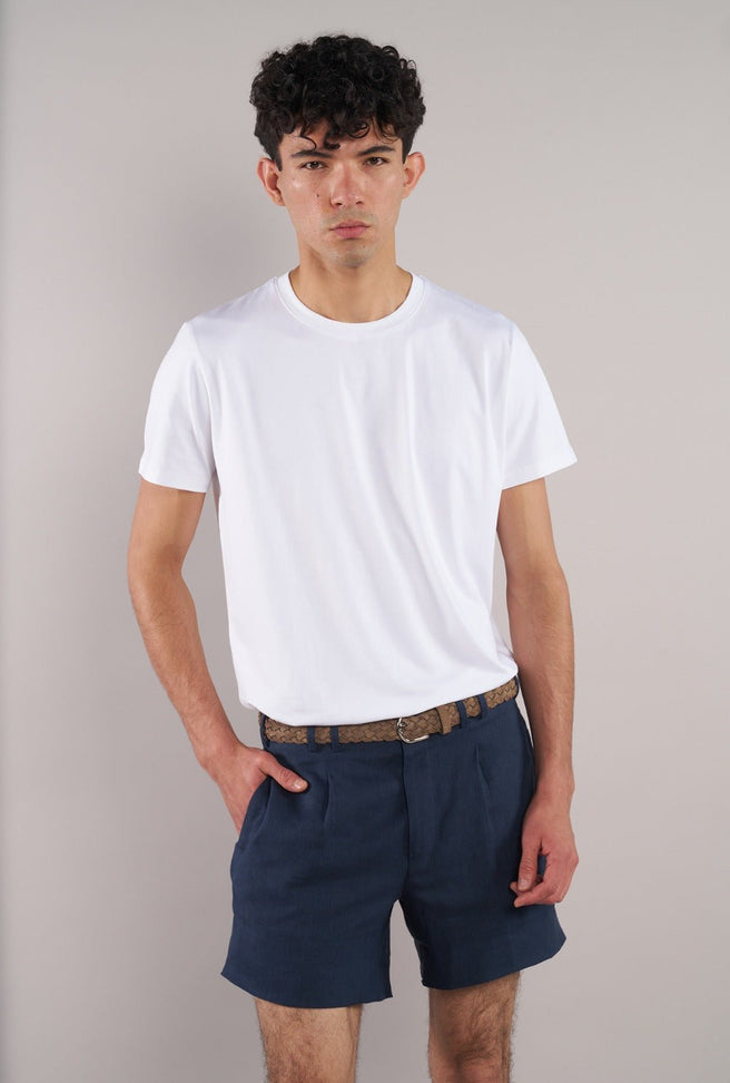 Bermuda Lino Navy - H&F - BERMUDA - Bermuda Lino Navy - HFBTSS2669640 - 40 -