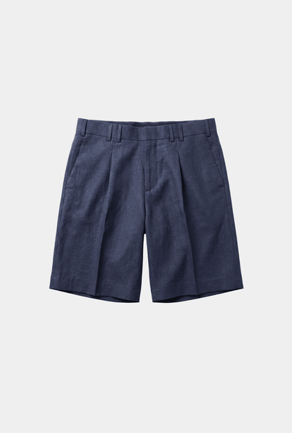 Bermuda Lino Navy - H&F - BERMUDA - Bermuda Lino Navy - HFBTSS2669640 - 40 -
