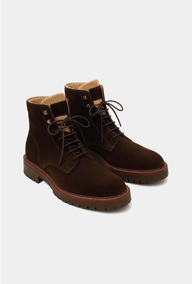 Botas H&F Gamuza y Pana AW2505 - H&F - ZAPATOS - Botas H&F Gamuza y Pana AW2505 - HFZPAW2505390 - 39 -