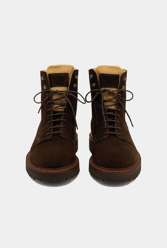 Botas H&F Gamuza y Pana AW2505 - H&F - ZAPATOS - Botas H&F Gamuza y Pana AW2505 - HFZPAW2505390 - 39 -