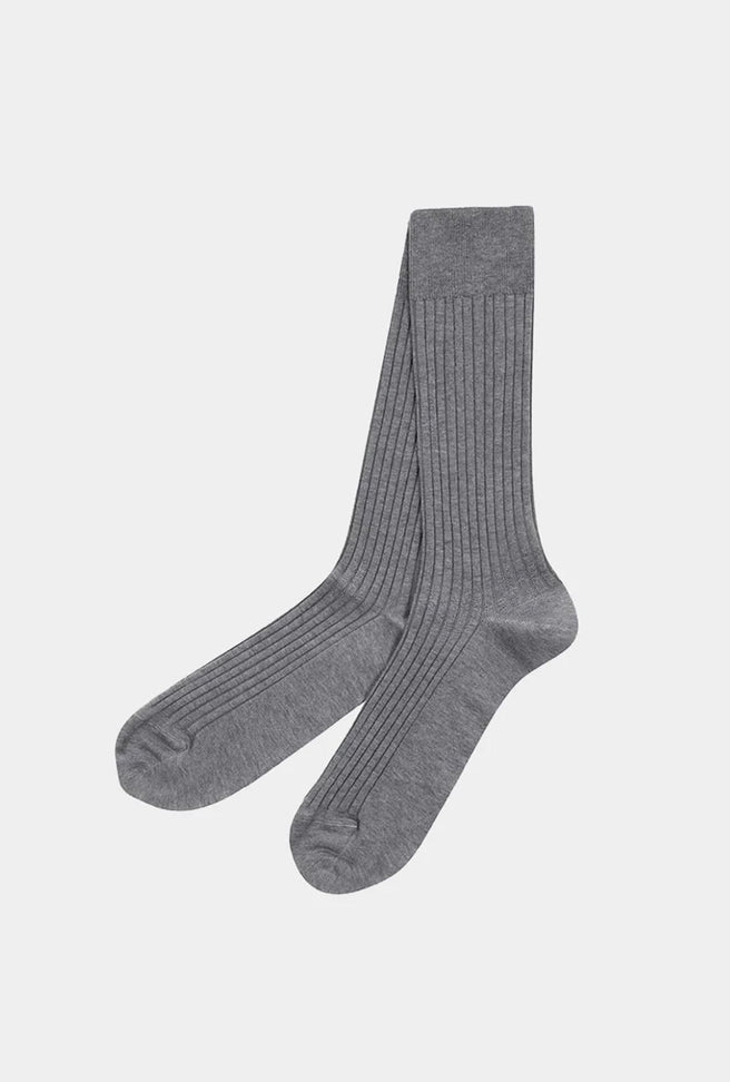 CALCETIN FORMAL GRIS - H&F - CALCETINES - CALCETIN FORMAL GRIS - HFSOCK0102 -