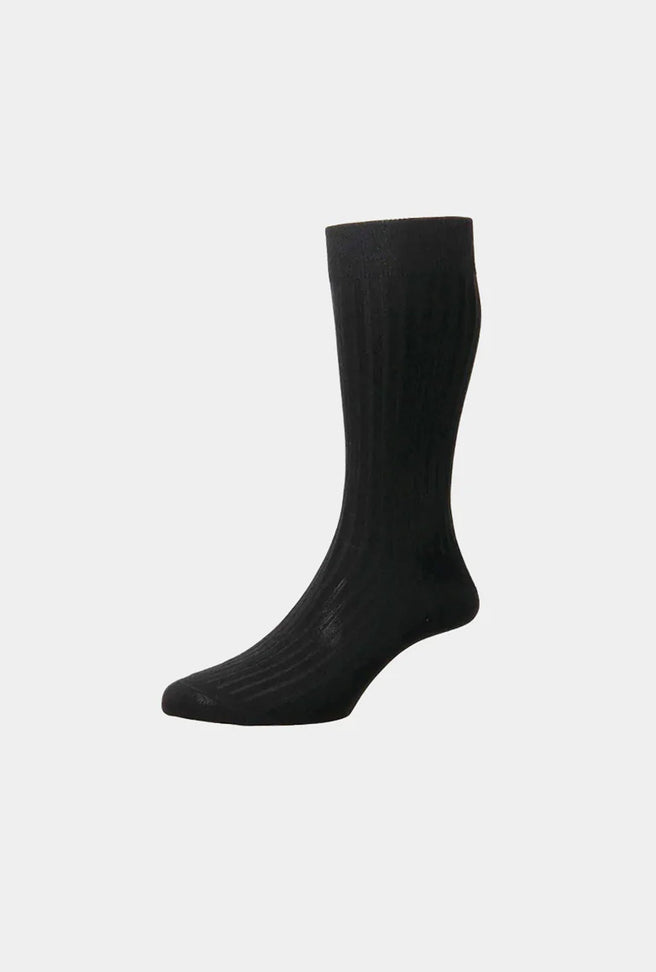 CALCETIN FORMAL NEGRO - H&F - CALCETINES - CALCETIN FORMAL NEGRO - HFSOCK0101 -