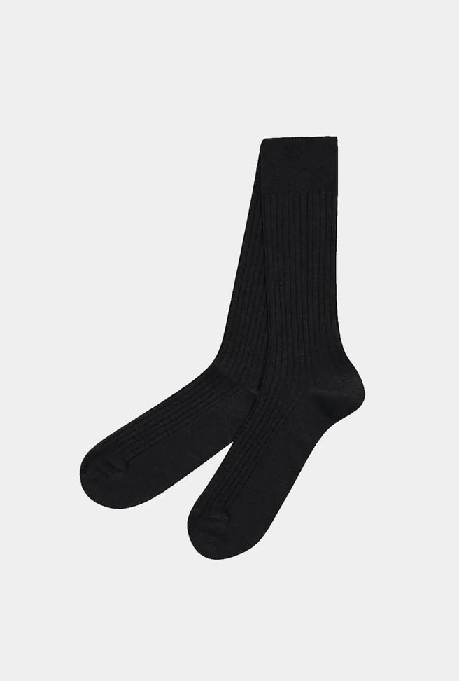 CALCETIN FORMAL NEGRO - H&F - CALCETINES - CALCETIN FORMAL NEGRO - HFSOCK0101 -