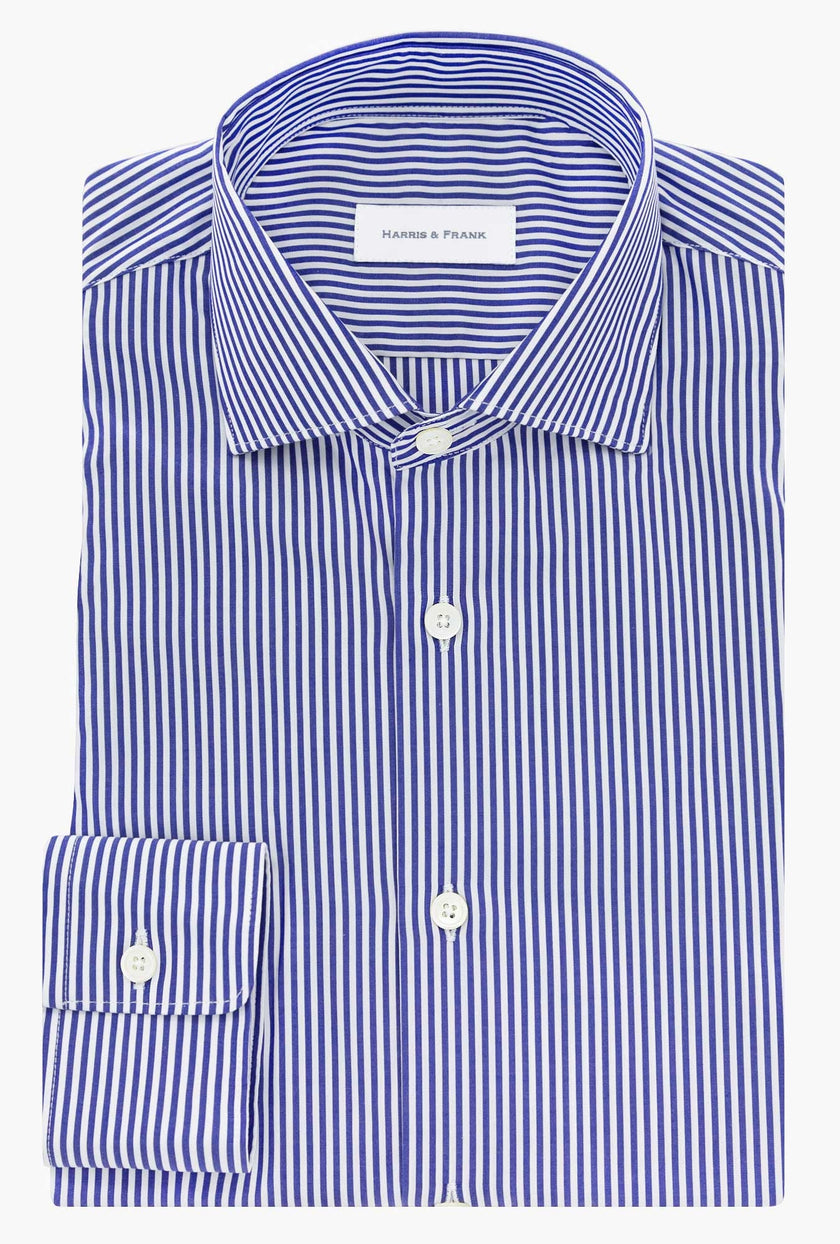 CAMISA BLANCA RAYAS AZULES - H&F - COLECCION - CAMISA BLANCA RAYAS AZULES - HFCTAW2412145 - 14.5 -