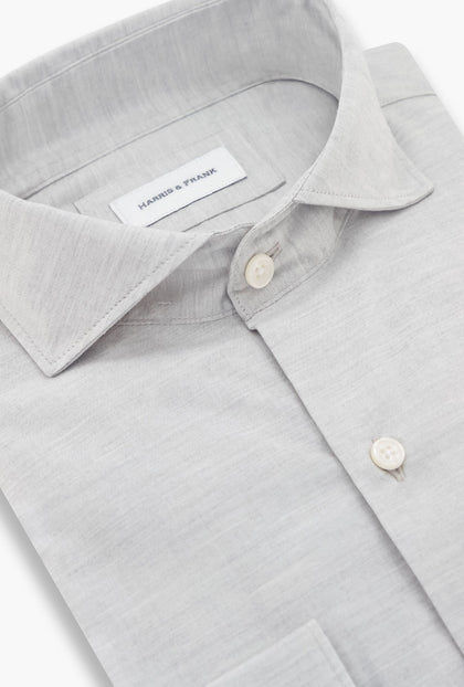 CAMISA GRIS JASPEADA - H&F - COLECCION - CAMISA GRIS JASPEADA - HFCTAW24475145 - 14.5 -