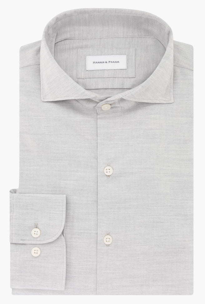 CAMISA GRIS JASPEADA - H&F - COLECCION - CAMISA GRIS JASPEADA - HFCTAW24475145 - 14.5 -