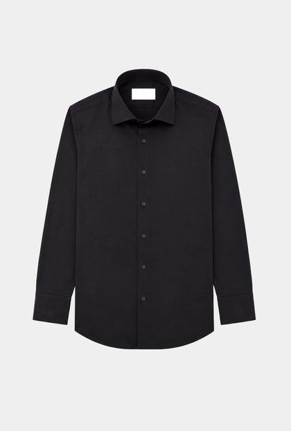 CAMISA NEGRA STRETCH - H&F - CAMISA BASICA - CAMISA NEGRA STRETCH - HFCT0301145 - 14.5 -
