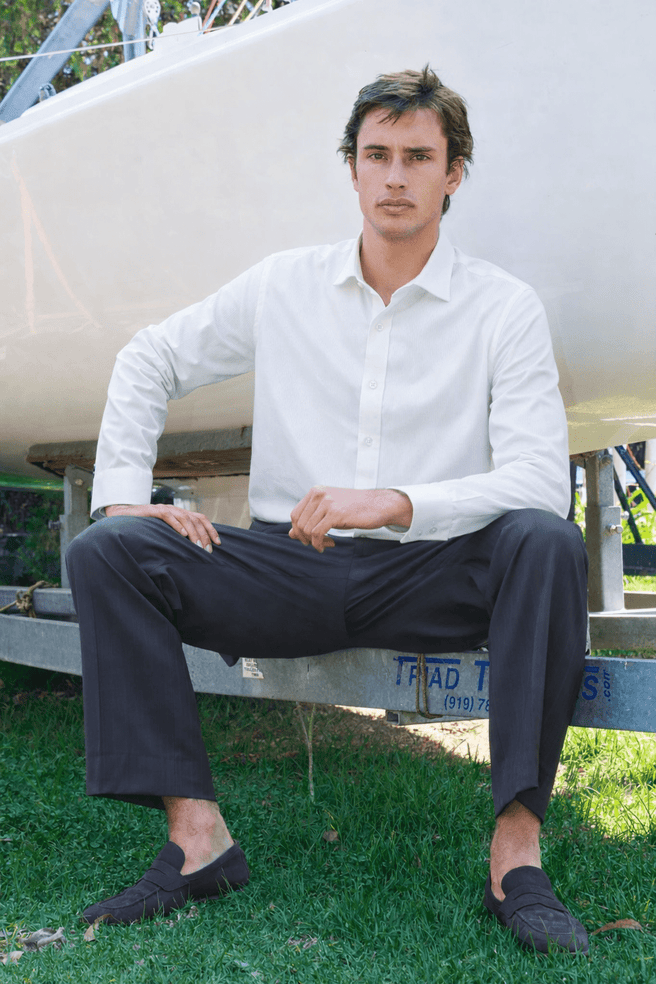 CAMISA PIQUE BLANCA - H&F - CAMISA BASICA - CAMISA PIQUE BLANCA - HFCT0110XCH - XCH -