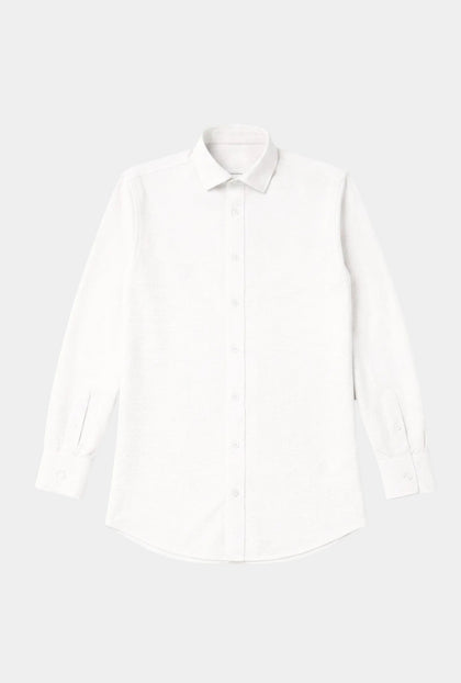 Camisa Pique Blanca - H&F - CAMISA BASICA - Camisa Pique Blanca - HFCT0110XCH - XCH -