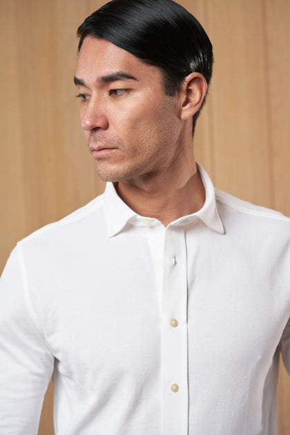 CAMISA PIQUÉ BLANCA - H&F - COLECCION - CAMISA PIQUÉ BLANCA - HFCTAW2401XCH - XCH -