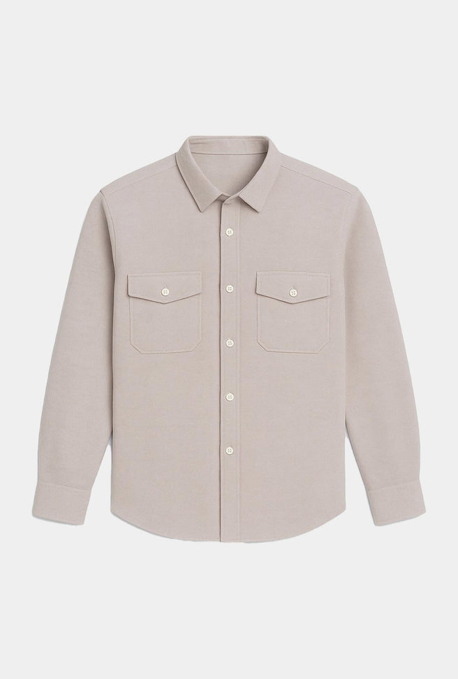 Camisa Taupé - H&F - COLECCION - Camisa Taupé - HFCTAW2504145 - 14.5 -