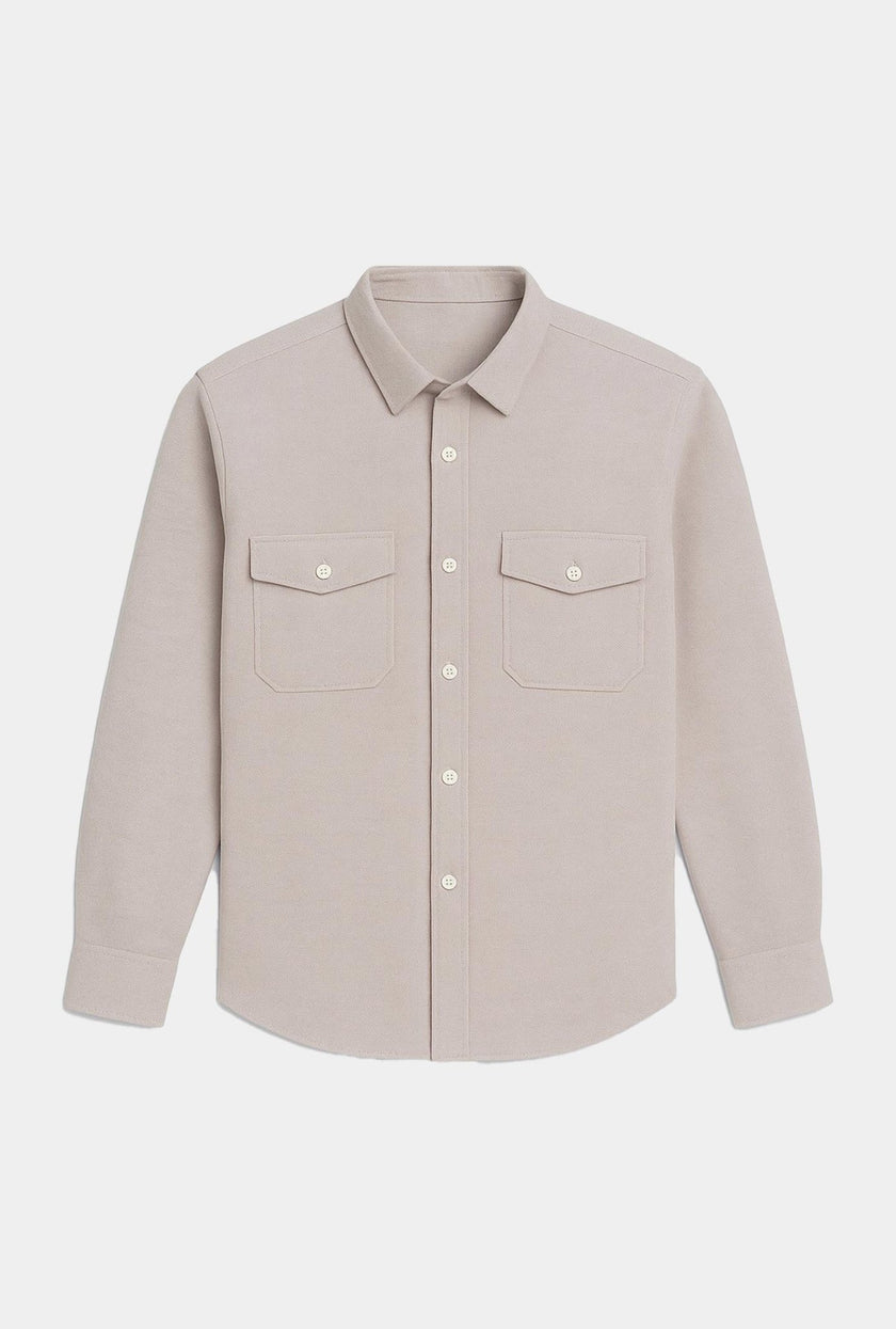Camisa Taupé - H&F - COLECCION - Camisa Taupé - HFCTAW2504145 - 14.5 -