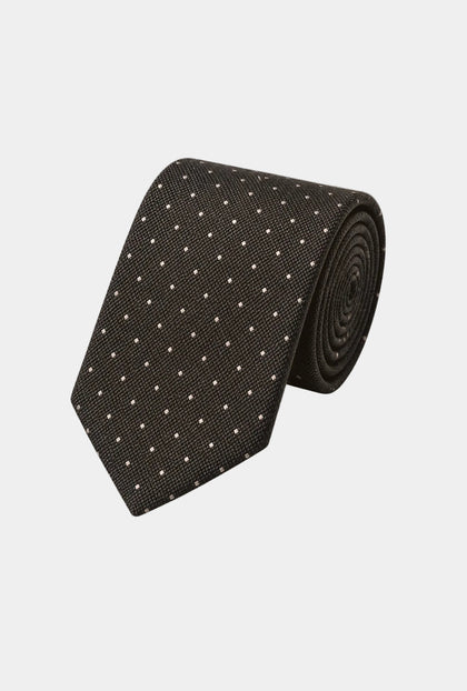 CORBATA GRIS CON PUNTOS - H&F - CORBATA - CORBATA GRIS CON PUNTOS - HFCORSS2601 -