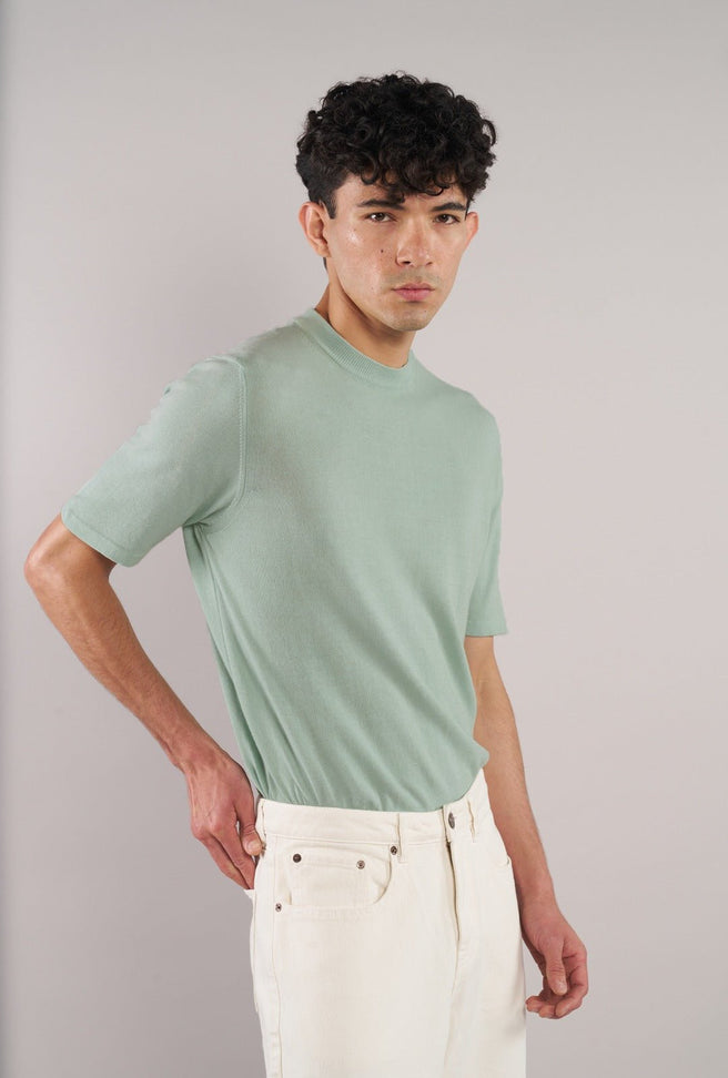 Crew Neck Verde Menta - H&F - Crew neck - Crew Neck Verde Menta - HFCNSS2601CH - CH/48 -