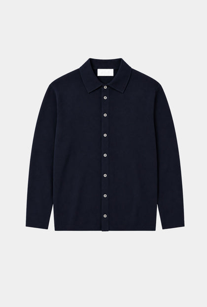 Essenza Merino Sweater Dark Navy Blue - H&F - Shirt short - Essenza Merino Sweater Dark Navy Blue - HFCTFW2602CH - CH/48 -