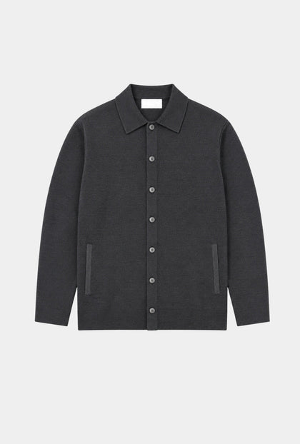 Extrafine Merino Knitted Sweater Dark Grey - H&F - SUETER - Extrafine Merino Knitted Sweater Dark Grey - HFSWFW2601CH - 48/CH -