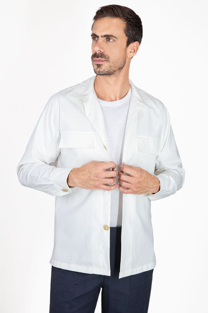 OVERSHIRT BLANCA - H&F - OVER SHIRT - OVERSHIRT BLANCA - HFJKSS2312CH - CH -