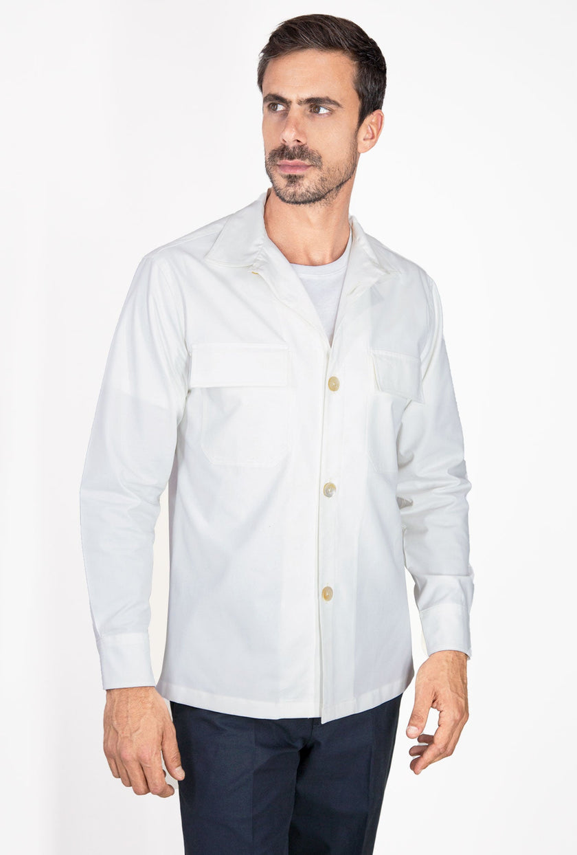 OVERSHIRT BLANCA - H&F - OVER SHIRT - OVERSHIRT BLANCA - HFJKSS2312CH - CH -