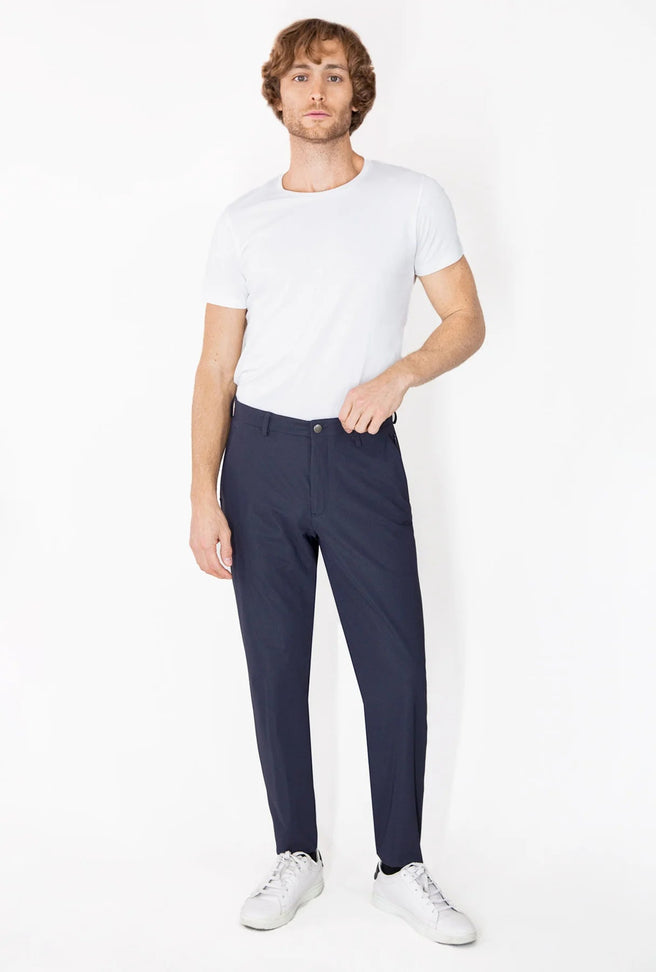 PANTALON AZUL MARINO PERFORMANCE - H&F - PANTALON - PANTALON AZUL MARINO PERFORMANCE - HFPPT010340 - 40 -