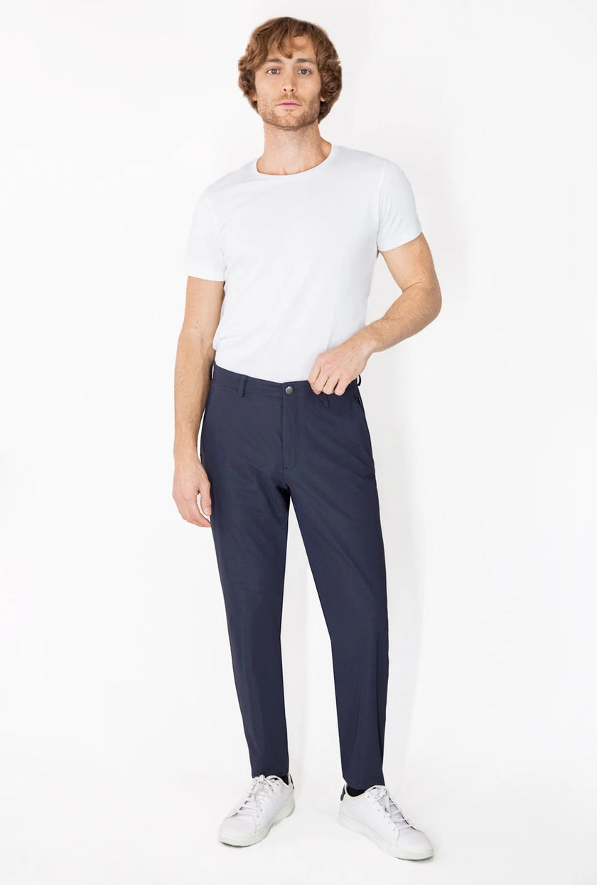 PANTALON AZUL MARINO PERFORMANCE - H&F - PANTALON - PANTALON AZUL MARINO PERFORMANCE - HFPPT010340 - 40 -