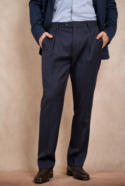 Pantalón Essential Marino - H&F - PANTALON - Pantalón Essential Marino - HFPT010140 - 40 -