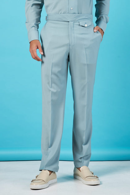 Pantalon Felini Verde Aqua - H&F - PANTALON - Pantalon Felini Verde Aqua - HFPTSS250240 - 40 -