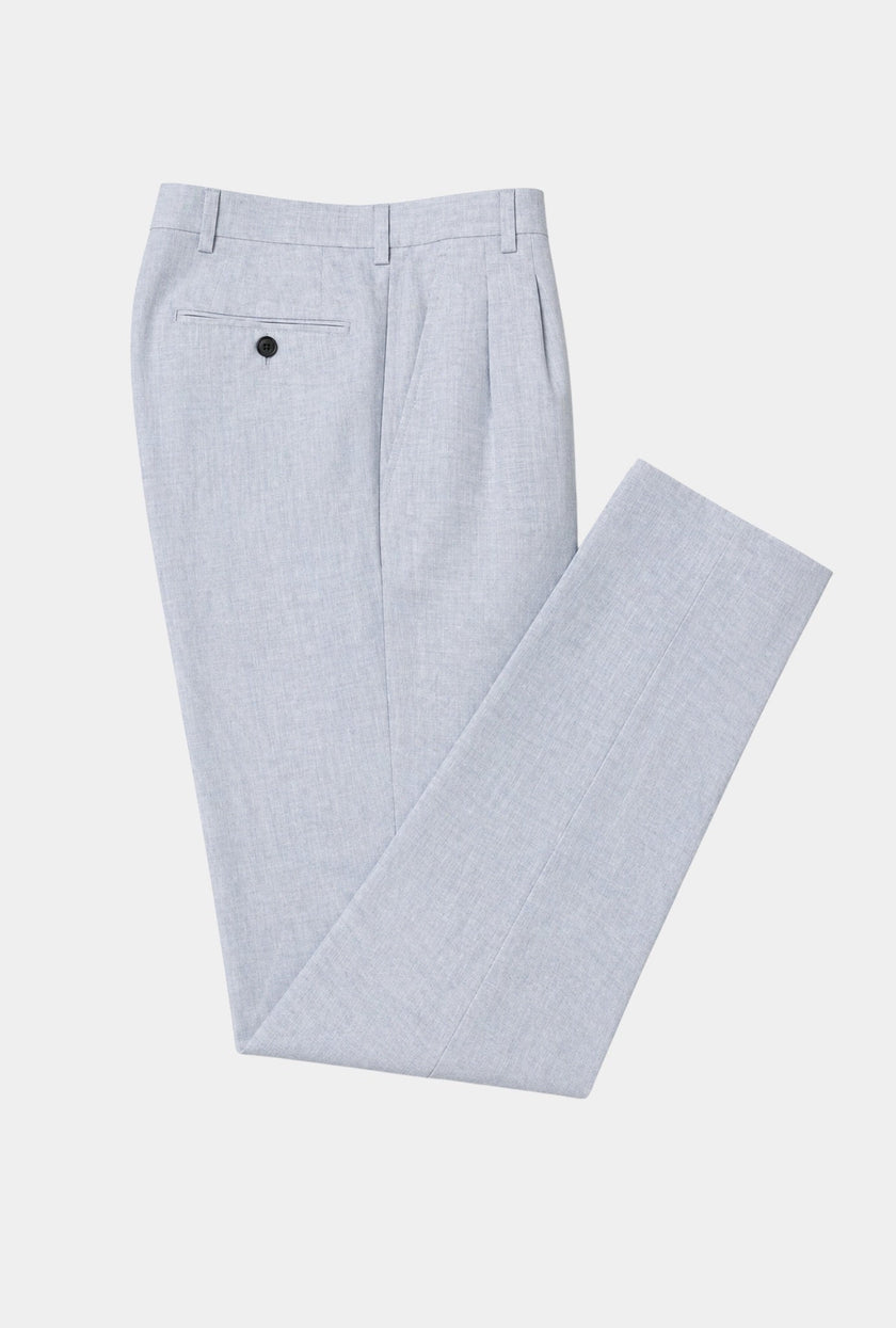 Pantalón Newman Gris Artico Lino - H&F - PANTALON - Pantalón Newman Gris Artico Lino - HFPTSS69240 - 40 -