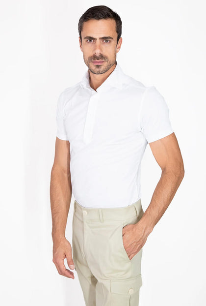 PLAYERA POLO BLANCA MANGA CORTA - H&F - PLAYERA POLO - PLAYERA POLO BLANCA MANGA CORTA - HFPOLO2201XCH - XCH -