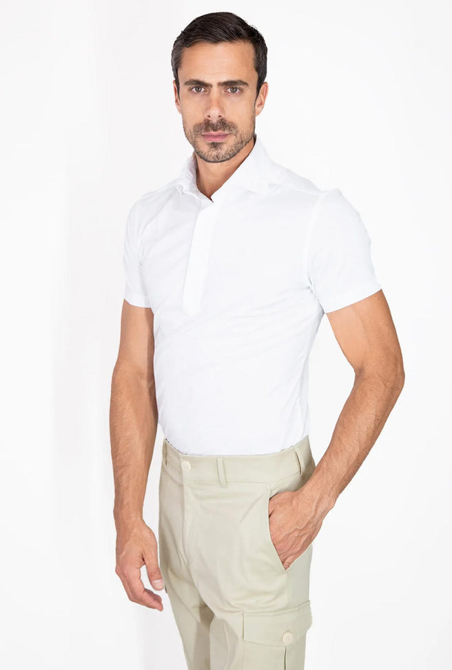 PLAYERA POLO BLANCA MANGA CORTA - H&F - PLAYERA POLO - PLAYERA POLO BLANCA MANGA CORTA - HFPOLO2201XCH - XCH -