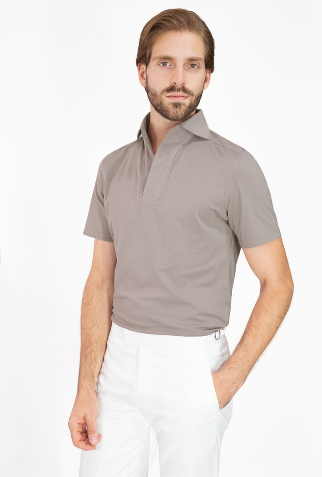 PLAYERA POLO CAFÉ MANGA CORTA SS2408 - H&F - PLAYERA POLO - PLAYERA POLO CAFÉ MANGA CORTA SS2408 - HFPOLOSS2408XCH - XCH -