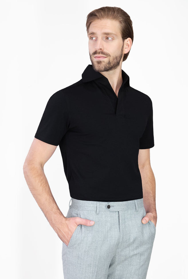 PLAYERA POLO NEGRA MANGA CORTA - H&F - PLAYERA POLO - PLAYERA POLO NEGRA MANGA CORTA - HFPOLOSS2407XCH - XCH -