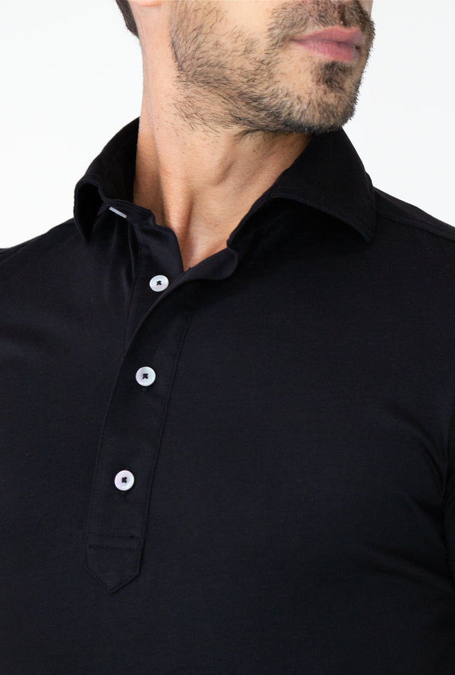 PLAYERA POLO NEGRA MANGA CORTA - H&F - PLAYERA POLO - PLAYERA POLO NEGRA MANGA CORTA - HFPOLO2205XCH - XCH -