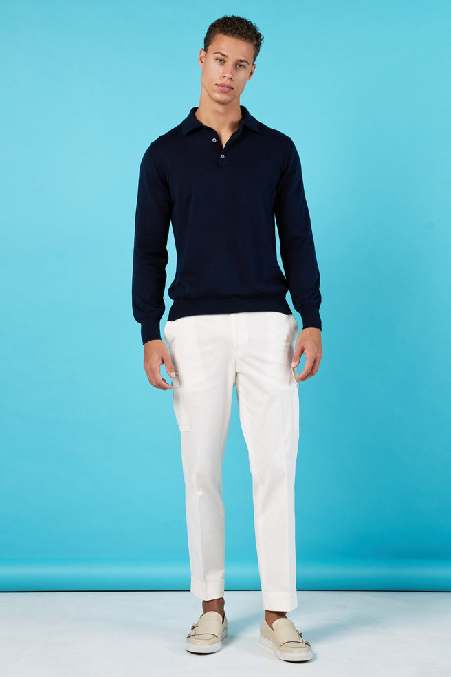 POLO ML NAVY - H&F - PLAYERA POLO - POLO ML NAVY - HFPOLOSS2502CH - CH -
