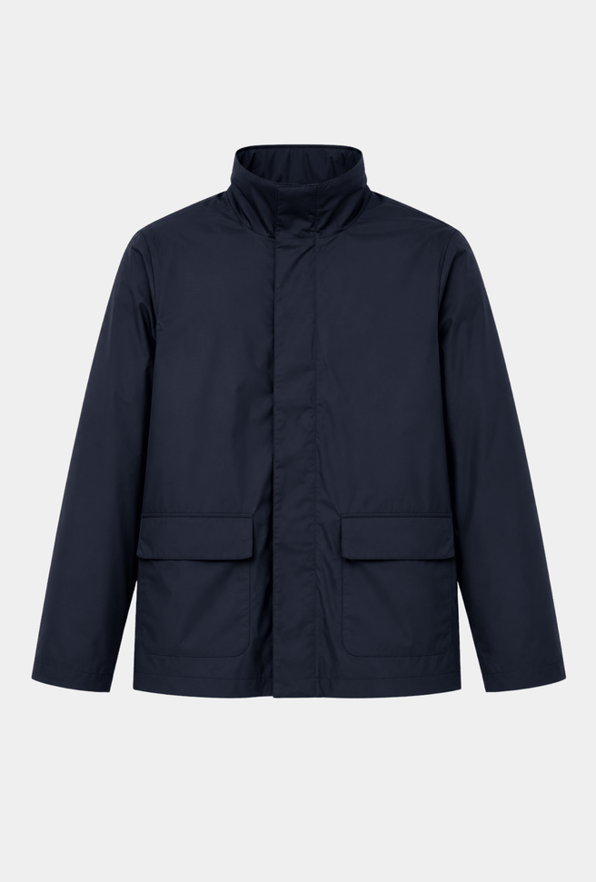 RAIN JACKET NAVY - H&F - CHAMARRA - RAIN JACKET NAVY - HFJKSS2501XCH - XCH -