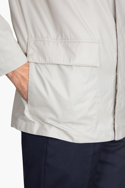 RAIN JACKET OFF WHITE - H&F - CHAMARRA - RAIN JACKET OFF WHITE - HFJKSS2403XCH - XCH -