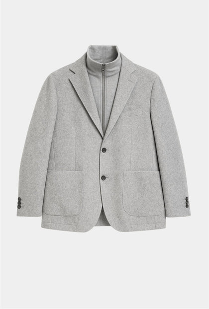 Saco Desmontable Gris Claro - H&F - SACO - Saco Desmontable Gris Claro - HFSTAW2564646 - 46 -