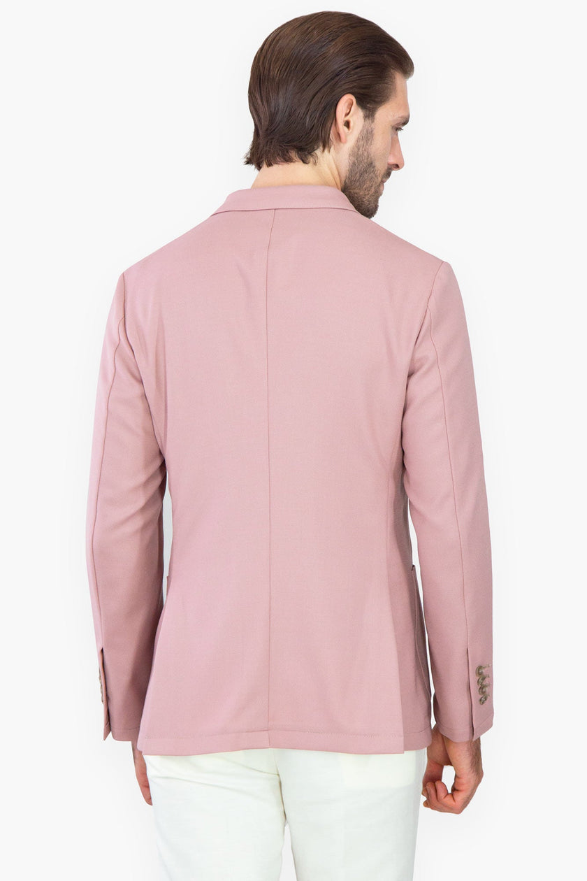 SACO ROSA TEJIDO DE CANASTA - H&F - SACO - SACO ROSA TEJIDO DE CANASTA - HFSTSS2439946 - 46 -