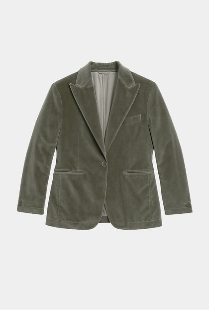 SACO VELVET VERDE SECO - H&F - SACO - SACO VELVET VERDE SECO - HFSTAW230946 - 46 -