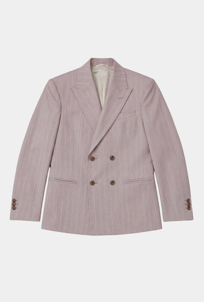 Saco Vittorio Rosa Palo Líneas Blancas - H&F - SACO - Saco Vittorio Rosa Palo Líneas Blancas - HFSTSS2670646 - 46 -