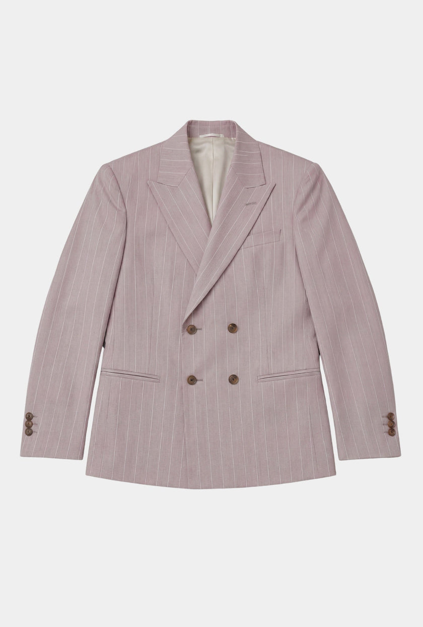 Saco Vittorio Rosa Palo Líneas Blancas - H&F - SACO - Saco Vittorio Rosa Palo Líneas Blancas - HFSTSS2670646 - 46 -