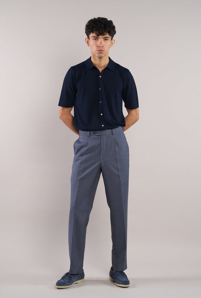 Shirt Short Sleeve Navy - H&F - Shirt short - Shirt Short Sleeve Navy - HFCTSS2605CH - CH/48 -