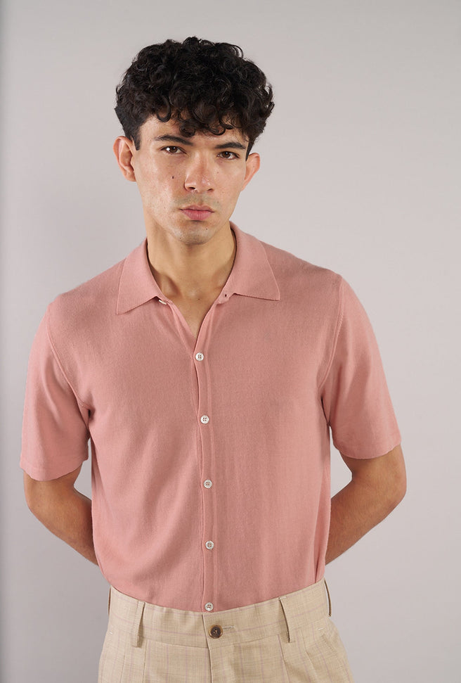 Shirt Short Sleeve Rosa Antico - H&F - Shirt short - Shirt Short Sleeve Rosa Antico - HFCTSS2604CH - CH/48 -