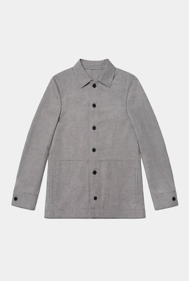 Sobrecamisa Gris Acero - H&F - OVER SHIRT - Sobrecamisa Gris Acero - HFOSAW25658CH - CH -