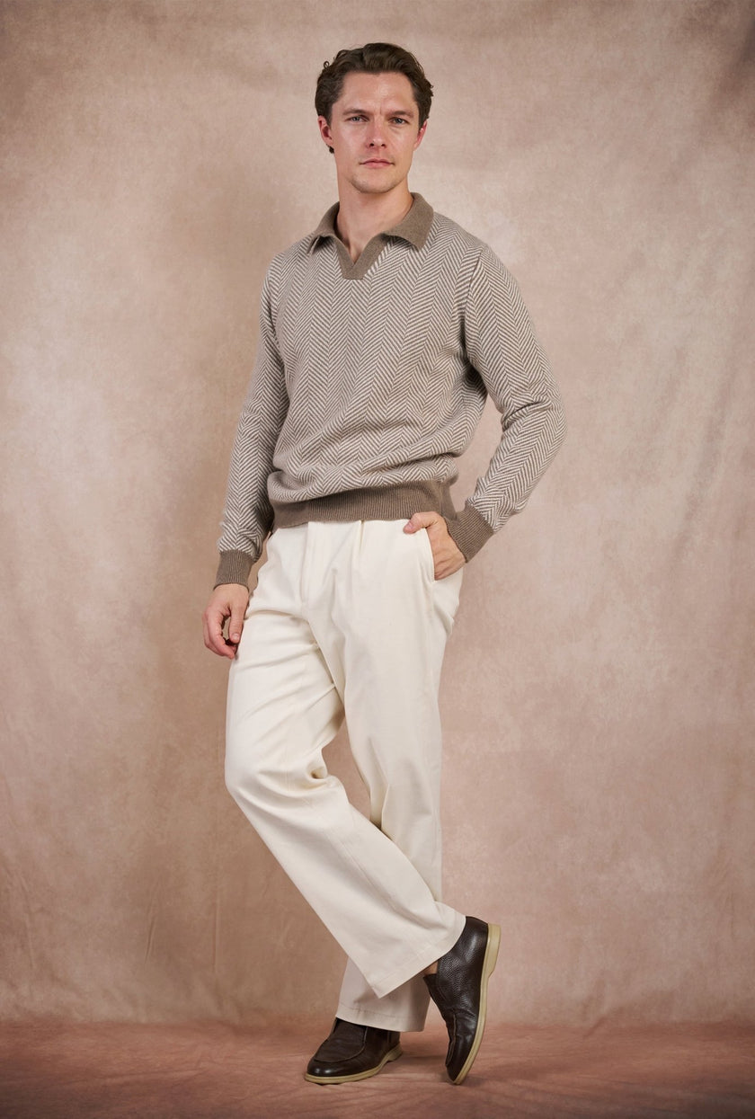 Sweater tipo Polo - H&F - SUETER - Sweater hombre - HFSWAW2502CH - CH -