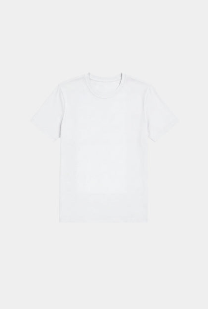 T-Shirt Blanca Manga Corta Cuello Redondo - H&F - T-SHIRT - T-Shirt Blanca Manga Corta Cuello Redondo - HFTS0101XCH - XCH -