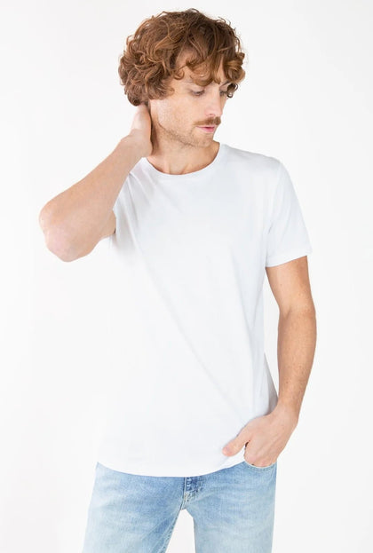 T-SHIRT BLANCA MANGA CORTA CUELLO REDONDO - H&F - T - SHIRT - T - SHIRT BLANCA MANGA CORTA CUELLO REDONDO - HFTS0101XCH - XCH -