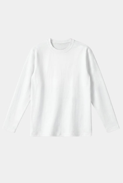 T-Shirt Blanca Manga Larga Cuello Redondo - H&F - T - SHIRT - T-Shirt Blanca Manga Larga Cuello Redondo - HFTS0105XCH - XCH -